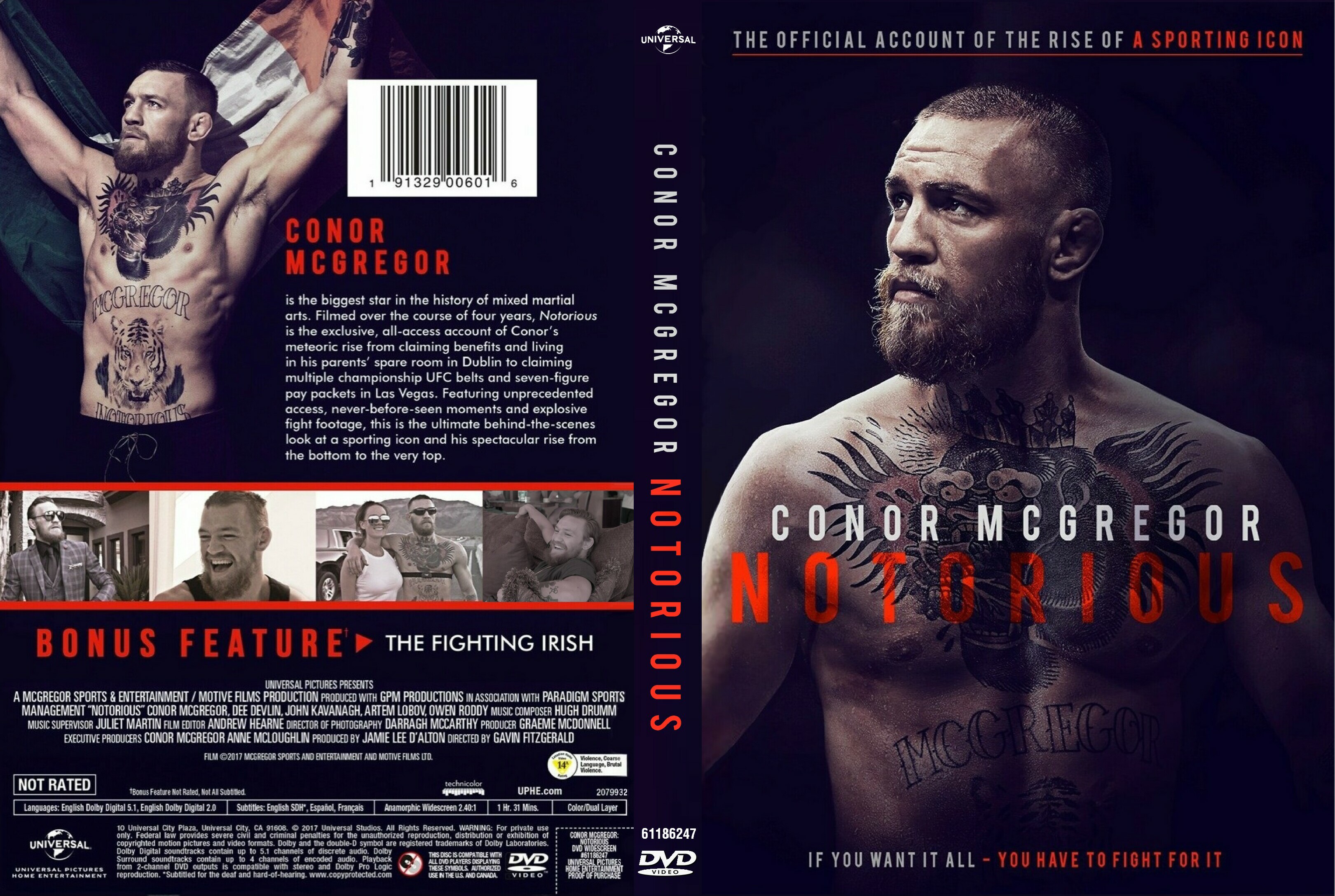 Conor McGregor   Notorious (2017) : Front